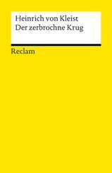 Der zerbrochne Krug. Ein Lustspiel. Textband mit Anmerkungen/Worterkl&auml;rungen und editorischer Notiz. Enth&auml;lt die Erstfassung der Schlussszene ('Variant')