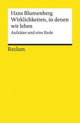Wirklichkeiten, in denen wir leben. Aufs&auml;tze und eine Rede