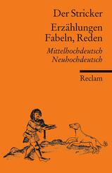 Erz&auml;hlungen, Fabeln, Reden. Mittelhochdeutsch/Neuhochdeutsch