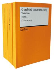 Tristan. Band 1-3. Mittelhochdeutsch/Neuhochdeutsch