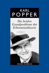 Die beiden Grundprobleme der Erkenntnistheorie. Aufgrund von Manuskripten aus den Jahren 1930-1933