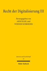 Recht der Digitalisierung III