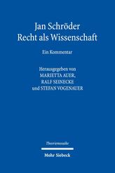 Jan Schr&ouml;der: Recht als Wissenschaft