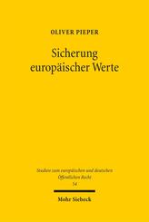 Sicherung europ&auml;ischer Werte
