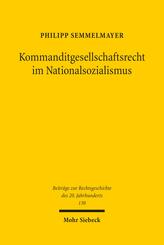 Kommanditgesellschaftsrecht im Nationalsozialismus