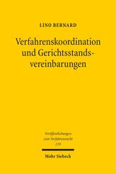 Verfahrenskoordination und Gerichtsstandsvereinbarungen