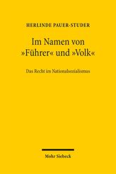 Im Namen von "F&uuml;hrer" und  "Volk"
