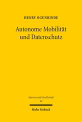 Autonome Mobilit&auml;t und Datenschutz
