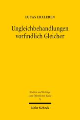 Ungleichbehandlungen vorfindlich Gleicher