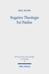 Negative Theologie bei Paulus