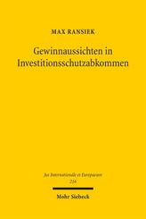 Gewinnaussichten in Investitionsschutzabkommen