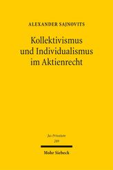 Kollektivismus und Individualismus im Aktienrecht