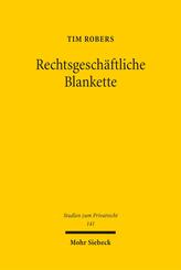 Rechtsgesch&auml;ftliche Blankette