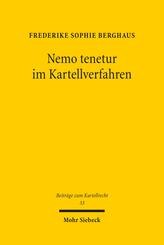 Nemo tenetur im Kartellverfahren