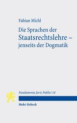 Die Sprachen der Staatsrechtslehre -  jenseits der Dogmatik