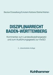 Disziplinarrecht Baden-W&uuml;rttemberg
