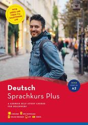Hueber Sprachkurs Plus Deutsch A1/A2, Englische Ausgabe