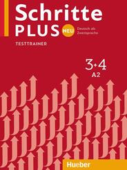 Schritte plus Neu -&nbsp;Testtrainer mit Audio-CD.Bd.3+4