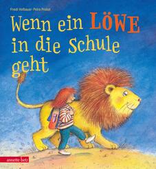 Wenn ein L&ouml;we in die Schule geht . Ein Mini-Bilderbuch f&uuml;r die Schult&uuml;te