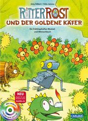 Ritter Rost: Ritter Rost und der goldene K&auml;fer (Ritter Rost mit CD und zum Streamen)