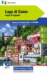 K&uuml;mmerly+Frey Outdoorkarte Lago di Como 1:50.000