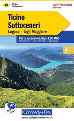 K&uuml;mmerly+Frey Wanderkarte 29 Ticino, Sottoceneri 1:60.000