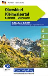 K&uuml;mmerly+Frey Outdoorkarte Deutschland 1 Oberstdorf, Kleinwalsertal 1:35.000