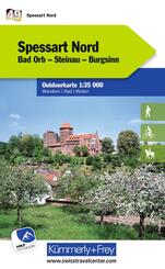 K&uuml;mmerly+Frey Outdoorkarte Deutschland 49 Spessart Nord 1:35.000