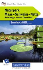 K&uuml;mmerly+Frey Outdoorkarte Deutschland 62 Naturpark Maas, Schwalm, Nette, 1:50.000