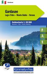 K&uuml;mmerly+Frey Outdoorkarte Gardasee 1:50.000