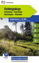 K&uuml;mmerly+Frey Outdoorkarte Deutschland 36 Fichtelgebirge 1:35.000