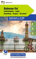 K&uuml;mmerly+Frey Outdoorkarte Deutschland 44 Bodensee Ost 1:35.000