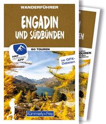 K&uuml;mmerly+Frey Wanderf&uuml;hrer Engadin und S&uuml;db&uuml;nden