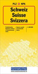 Schweiz, Postleitzahlenkarte