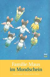 Familie Maus im Mondschein