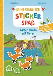 Kunterbunter Stickerspa&szlig; - Farben lernen mit Tieren