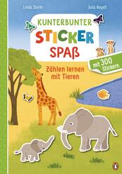 Kunterbunter Stickerspa&szlig; - Z&auml;hlen lernen mit Tieren
