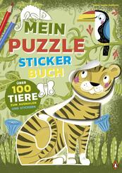 Mein bunter Puzzle-Sticker-Spa&szlig; - Tiere