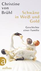 Schw&auml;ne in Wei&szlig; und Gold