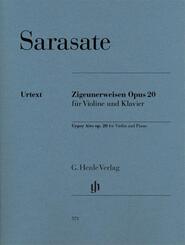 Zigeunerweisen op. 20 f&uuml;r Violine und Klavier