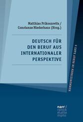 Deutsch f&uuml;r den Beruf aus internationaler Perspektive