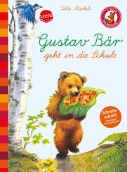 Gustav B&auml;r geht in die Schule, Schreibschrift