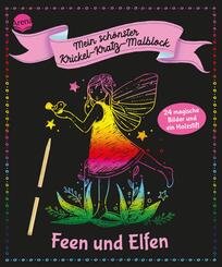 Mein sch&ouml;nster Krickel-Kratz-Malblock - Feen und Elfen