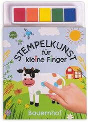 Stempelkunst f&uuml;r kleine Finger. Bauernhof