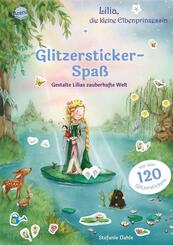 Lilia, die kleine Elbenprinzessin. Glitzersticker-Spa&szlig;. Gestalte Lilias zauberhafte Welt