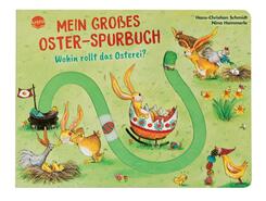 Mein gro&szlig;es Oster-Spurbuch. Wohin rollt das Osterei?
