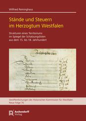 St&auml;nde und Steuern im Herzogtum Westfalen