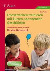 Leseverstehen trainieren, ab Klasse 4, Unterricht