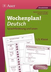 Wochenplan Deutsch, Sprachf&ouml;rderung/Lesen 1-2