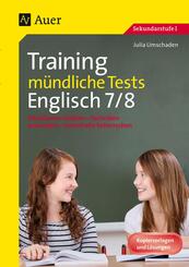 Training m&uuml;ndliche Tests Englisch 7-8